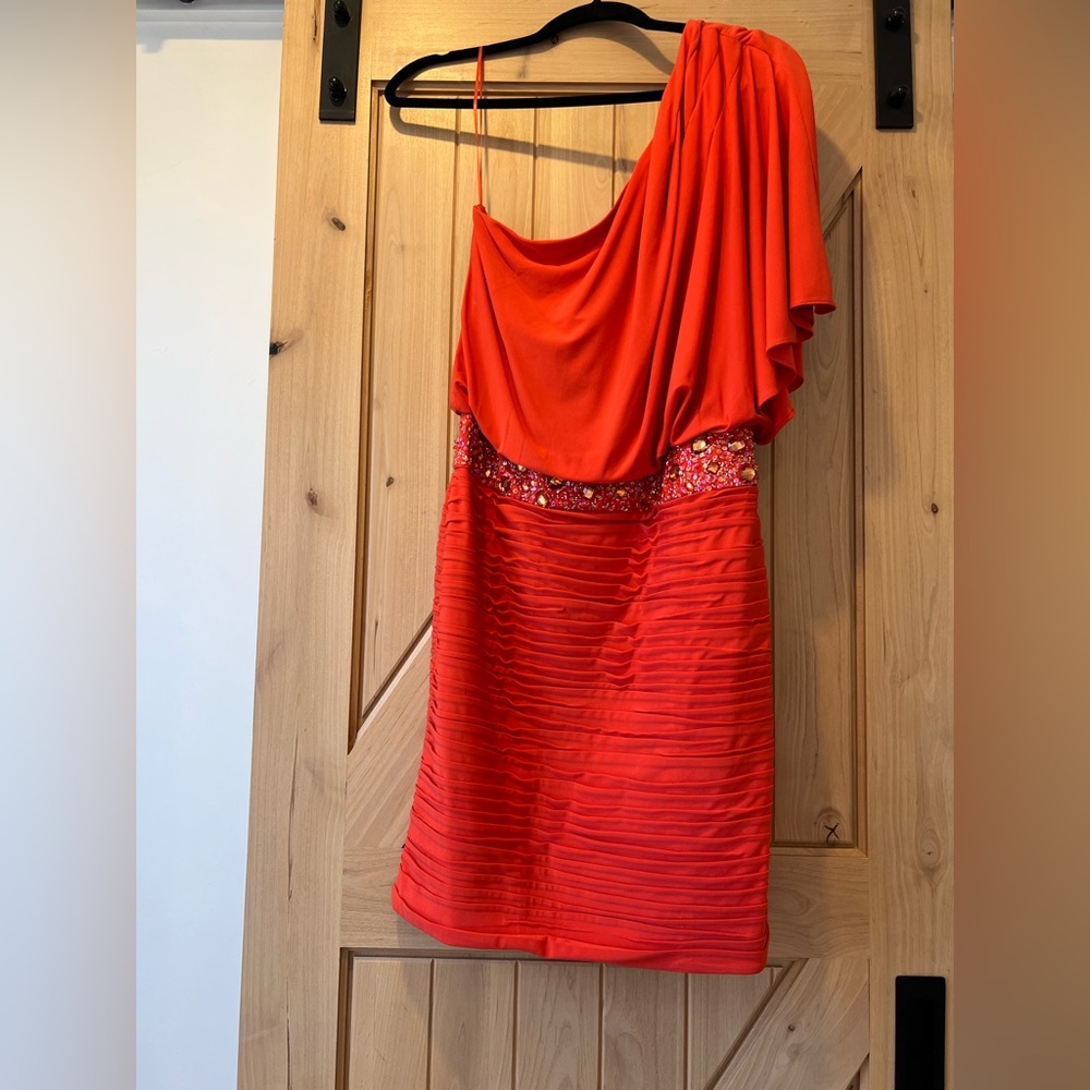 Orange formal dress